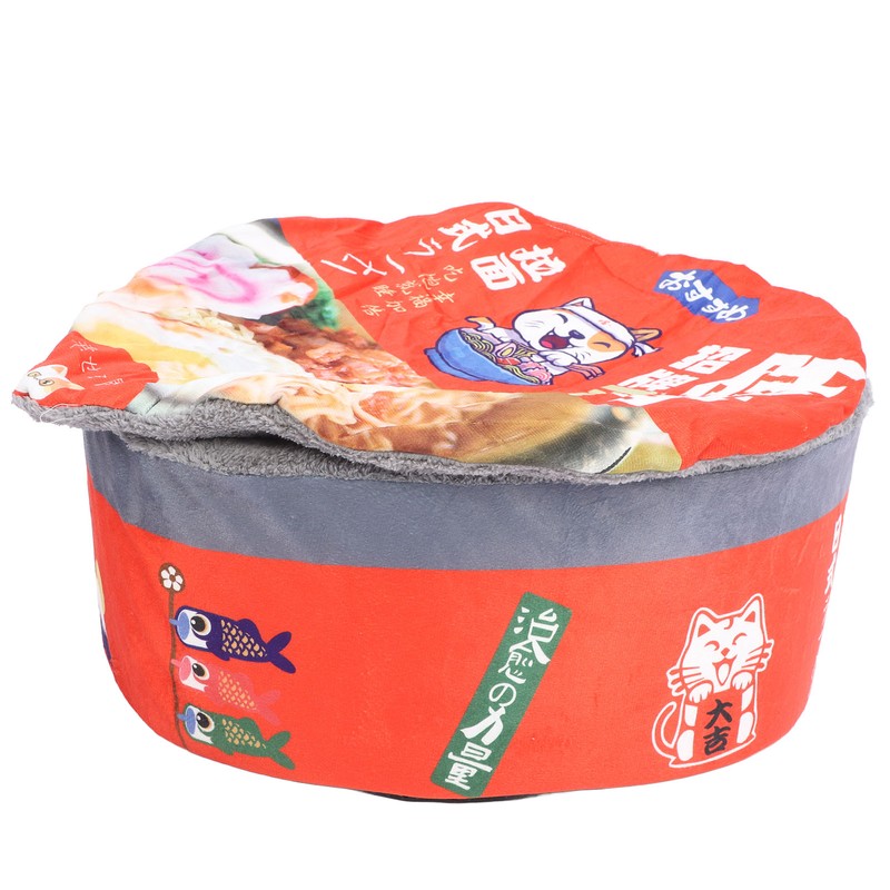 Noodle Box Cat Bed Japanese Style Semi Enclosed Soft Comfortable