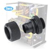 Ticfox Pack of 2 Water Cooling PC, G1/4 Brass Thread
