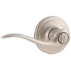 Kwikset Tustin Entry Door Lock Lever, Secure Keyed Exterior Entrance,