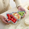 Angoily 2Pcs Christmas Tree Shaped Dish Plate, Christmas Tree Plates