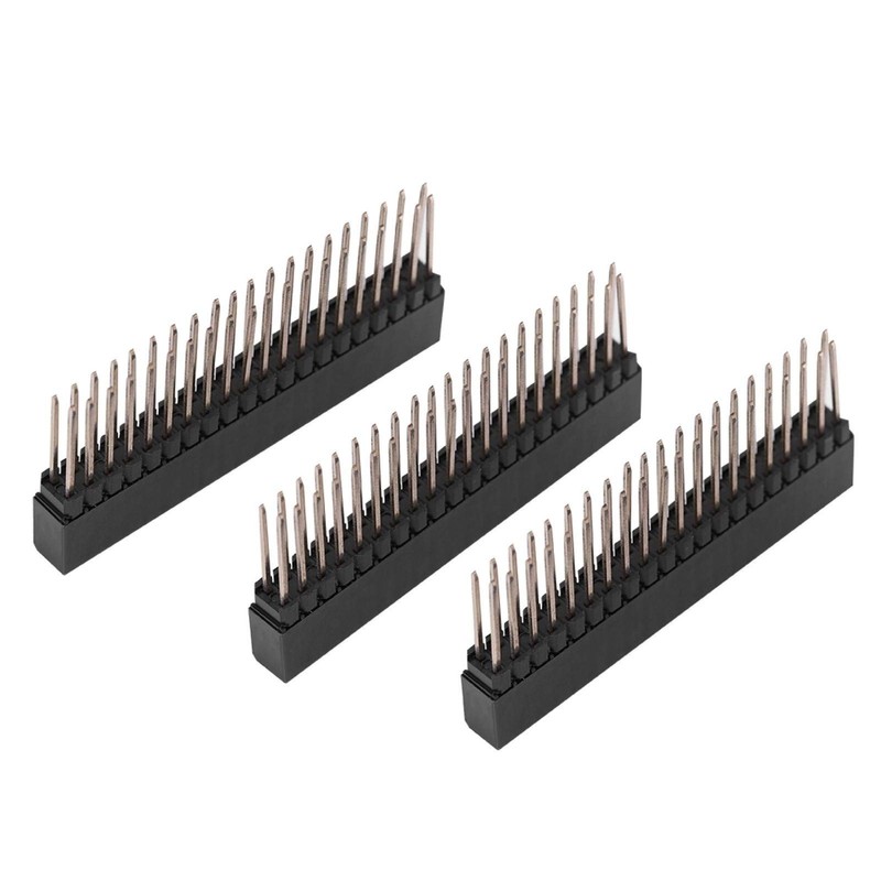 2 x 20 Pins Socket Head 2.54m PCB Socket Double