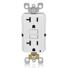 Leviton Self-Test SmartlockPro Slim GFCI Non-Tamper-Resistant Receptacle with LED Indicator
