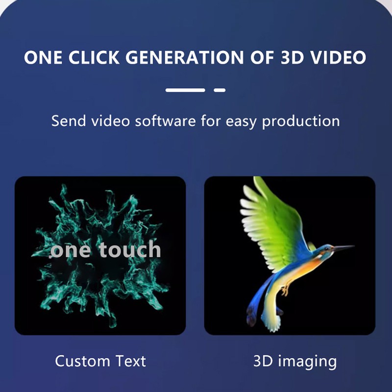 420mm Ultra-thin 3D Holographic Advertising Machine 3D Imaging Holographic Advertising