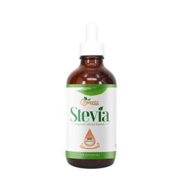 Liquid Stevia Drops – Made from Reb-D Rich Organic Stevia Extract – Concentrated Liquid Sweetener for Drinks, Food, and Pastries, No Calories, and No Carbs – 4 FL OZ Glass Bottle (800 Servings)