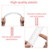 Pletpet 2 Pack 12 inch Clear Plastic Straight Shatterproof Transparent