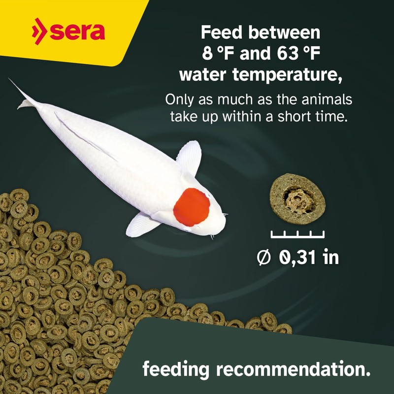sera 1 Piece KOI Professional Spring/Autumn Food, 4.86 lb/2200 g