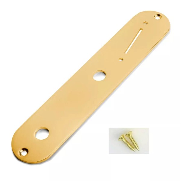 True Custom Shop® Gold Slanted Switch Control Plate for Fender