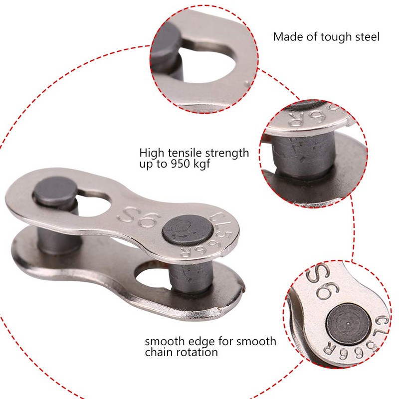 Bnineteenteam Chain Lock Bicycle Chain 5 Pairs High Performance Bicycle