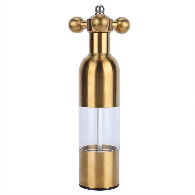 Stainless Steel Pepper Mill Manual Faucet Valve Shape Black Pepper