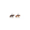 NOCH® Mounted Police Plastic Figures Set of 2 Riders for