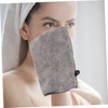 NOLITOY 3Pcs Makeup Remover Gloves Facial Cleaning Mitts for Gentle