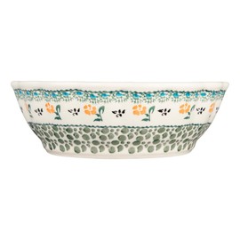 [Zaklady Ceramiczne Boleslawiec/zakuwadyi boresuwaヴxietu Pottery] Bowl (Bowl), 21 cm – 887 po-rissyupotari-