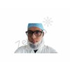ZEUTICA 100 Pzas Cubrebarba de polipropileno Blanco Cubre barbas desechable
