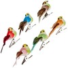 6 Artémio Miniature Clip On Decorative Birds