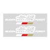 MUGEN 【 Mugen 】MUGEN POWER Sticker A White 【Size:L】 90000-YZ5-311A-W4