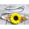 Sunflower Belt & Sash for Maternity Dress & Baby/Bridal Showers,