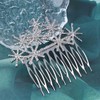 Ximdble Rhinestone Hair Comb Barrette Crystal Wedding Hair Comb Barrette