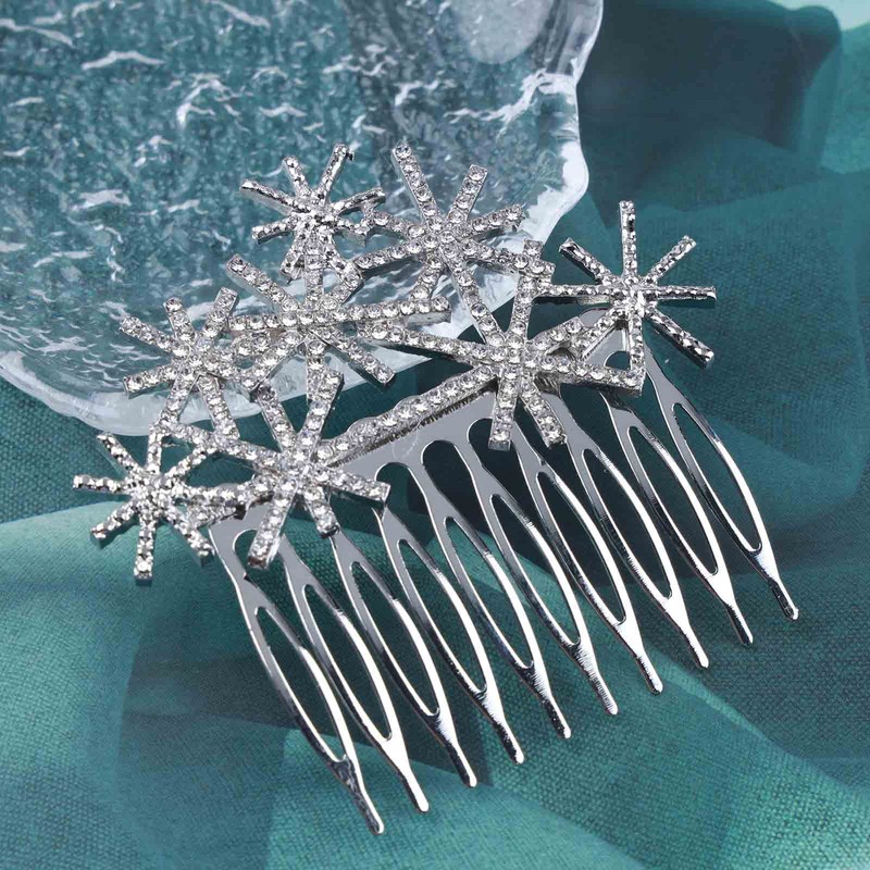 Ximdble Rhinestone Hair Comb Barrette Crystal Wedding Hair Comb Barrette