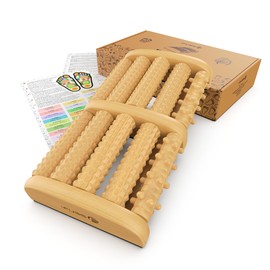 Mr. Fuss Foot Massager, Foot Massager, Wooden Foot Massager for Feet, Foot Massage Wellness for Home, Foot Reflexology Massage, Foot Massager, Foot Massager