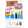Flex Wooden Pattern Blocks, Wooden Animal Jigsaw Puzzle, Tangram Shape