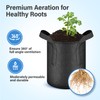 iPower 5 Gallon 10 Pack Grow Bags Nonwoven Fabric Pots
