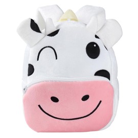 BETTERFUN Toddler Backpack Animal Pattern Mini Travel School Bags with Padded Straps for Little Boys Girls(Cow)