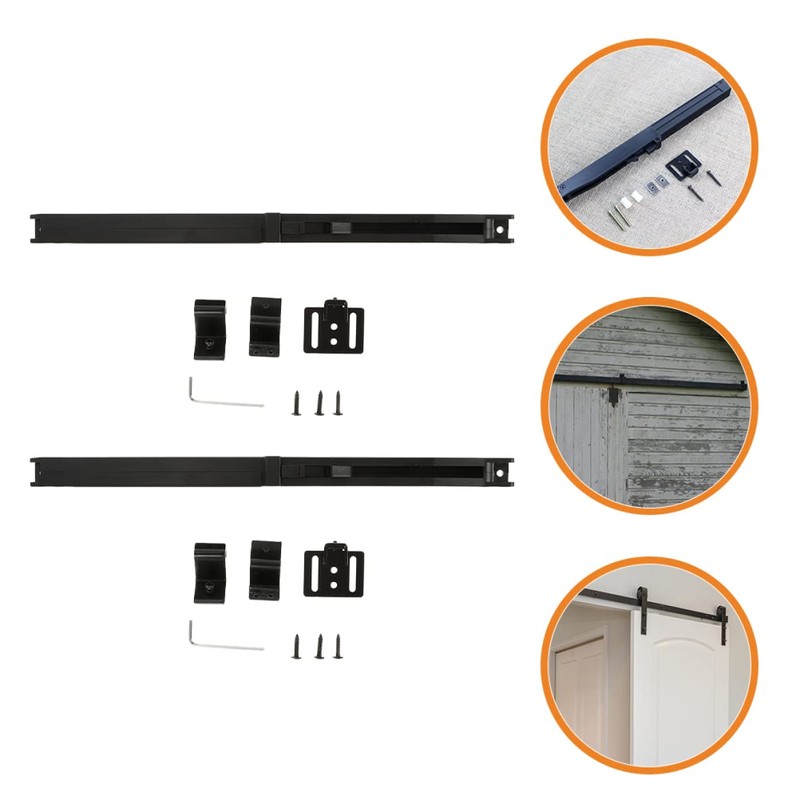 jojofuny Sliding Barn Door Stoppers 2 Sets Spring Buffer Damper
