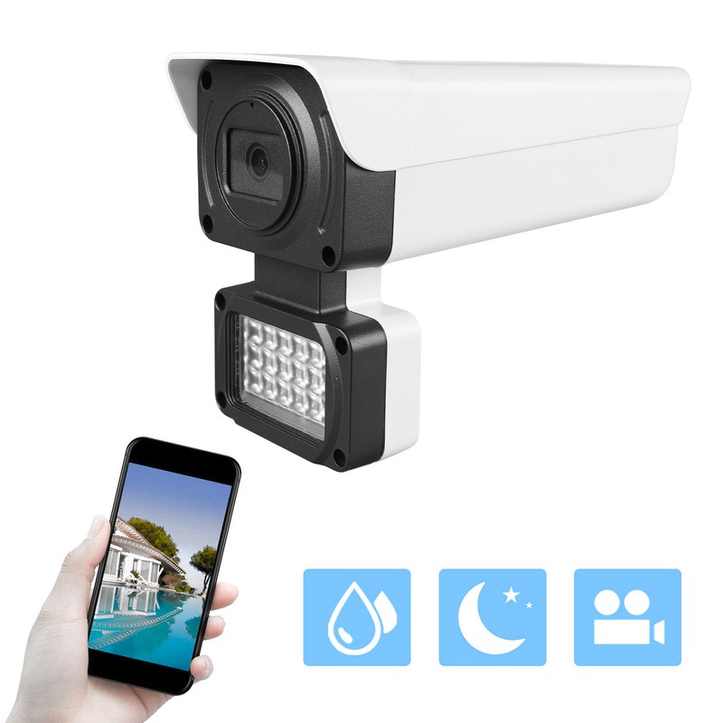 Outdoor Security Camera HD 4MP Night Vision Two Way Audio