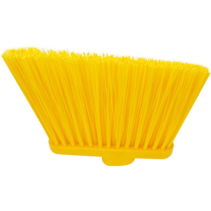 SPARTA Plastic Broom Head, Angled, Un-Flagged for Large Debris Indoor,