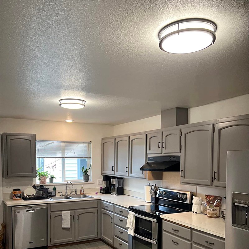 Kalium LED Ceiling Light with Remote 12 Inch Flush Mount