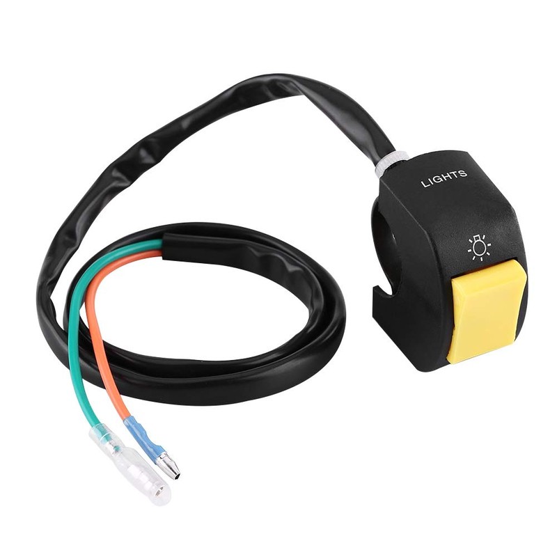 7/8 Inch Motorcycle Handlebar Switch Control, LED Headlight On/Off Switch
