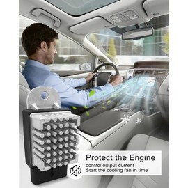 Engine Cooling Fan Relay Kit Fit for Chrysler Pacifica Voyager Dodge Grand Caravan Jeep Wrangler Liberty 2002-2008, Replace 902-310 68023333AA 68041017AB