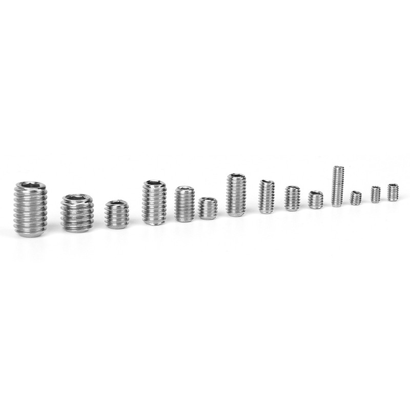 300Pcs Hex Grub Screw Kit Combination Boxed 304 Stainless Steel