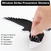 JUNART Anti-Collision Window Stickers, Bird Shape Window Decals, Prevent People