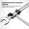 TETEWEVER Wrench Extension, Universal Hex Wrench 1/2 Inch Extension 21