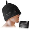 Pro Joyful Sauna Hat, Imabari Towel, Sauna Cap, Men's, Large,