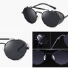 AidShunn Unisex SteamPunk Sunglasses Classic Retro Style Metal Round Goggle