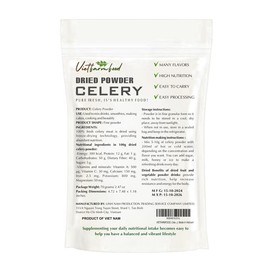 CELERY POWDER 2.47 oz (70g) VIETFARMFOOD: Pure freeze-dried vegetable powder, made from real vegetables with no added sugar - Perfect for daily nutrition to keep your body full of vitality