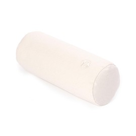 Yoga Studio Organic Lightweight Kapok Mini Bolster Perfect for Yoga and Back Stretching 32x12cm (Ecru)