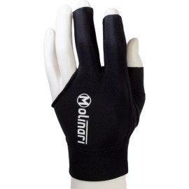 MOLINARI BILLIARDS GLOVE BLACK ** MEDIUM