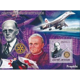 Guinea-Bissau miniature sheet 483 (complete. issue) unmounted mint/never hinged ** MNH 2005 Rotary international (Stamps for collectors) chess