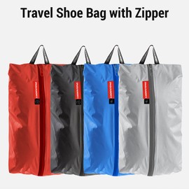 Outdoor Waterproof Travel Shoe Bag Nylon Shoe Storage Organizer Camping Shoe Pouch with Zipper