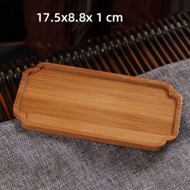 Bamboo soap Dispenser Tray, Bathroom Countertop Tray Kitchen Tray Bamboo Tray Sink Tray Dresser Jewelry Ring Dish, Comestic Holder Bathtub Organizer, Ideal for Jewelry, Cosmetics