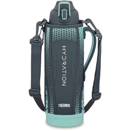 Thermos FHT-1502F NVMT Vacuum Insulated Sports Bottle, 0.3 gal (1.5 L), Navy Mint, Cold Insulator