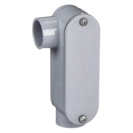 CANTEX Conduit Outlet Body, PVC, LR