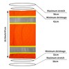 YUNCHONGuk Reflective Two Tone Mesh Leg Gaiters, Adjustable Leg Gaiters,
