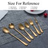 Gold Iced Tea Spoon, Berglander Stainless Steel Titanium Gold Plating