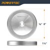 POWERTEC CBN Grinding Wheel 8 Inch 600 Grit, 1-1/4" Wide,