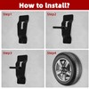 Adamoss Wall Mount Spare Tire Carrier for Enclosed Trailer -