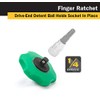 Titan 12090 1/4-Inch Drive 72-Tooth Finger Ratchet
